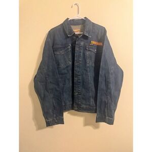 Wrangler XL Retro Tennessee Volunteers Button-Up Denim Jacket College Western